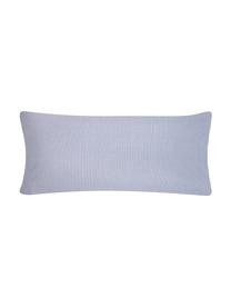 Funda de almohada de algodón Ellie, 45 x 110 cm, Blanco, azul oscuro, An 45 x L 110 cm