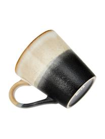 Handgemachte Espressotassen 70's, 4er-Set, Steingut, Bunt, Ø 6 x H 6 cm, 80 ml