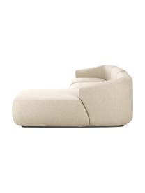 Modulares Ecksofa Sofia, Bezug: 100% Polypropylen Der hoc, Gestell: Massives Kiefernholz, Spa, Füße: Kunststoff, Webstoff Beige, B 278 x T 174 cm, Eckteil rechts