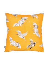 Housse de coussin 45x45 Lungile, Jaune, blanc