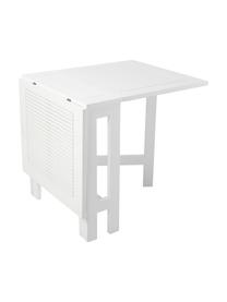 Table de jardin dépliante en bois Butterfly, Blanc