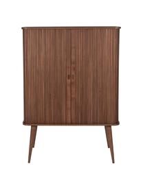 Buffet haut design rétro en bois Barbier, Bois de noyer