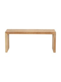Lavice z teakového dřeva Rib, Teakové dřevo, broušené, Teakové dřevo, Š 104 cm, V 43 cm