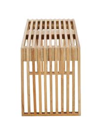 Lavice z teakového dřeva Rib, Teakové dřevo, broušené, Teakové dřevo, Š 104 cm, V 43 cm