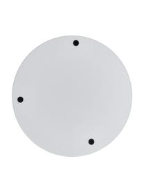Großes Tablett Arla, Metall, beschichtet, Weiß, Ø 40 cm