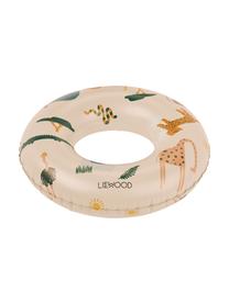 Bouée gonflable enfant Baloo, 100 % plastique (PVC), Beige, multicolore (imprimé safari), Ø 45 cm