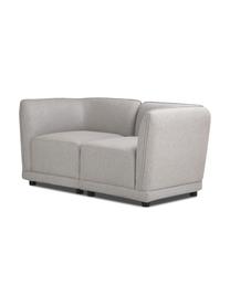 Modulares 2-Sitzer Sofa Ari in Grau, Bezug: 100% Polyester Der hochwe, Gestell: Massivholz, Sperrholz, Webstoff Grau, B 164 x T 77 cm