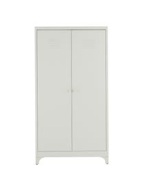 Armoire en métal à 2 portes Bologna, Métal, enduit, Blanc, larg. 85 x haut. 160 cm