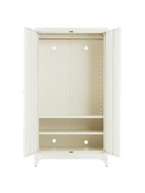 Armoire en métal à 2 portes Bologna, Métal, enduit, Blanc, larg. 85 x haut. 160 cm