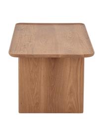 Salontafel Rhys in bruin, Eikenhout, Bruin, 80 x 45 cm