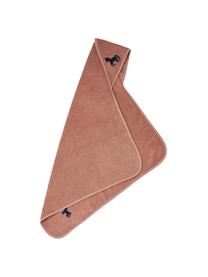 Babyhanddoek Batu van biokatoen, 100% biokatoen, GOTS-gecertificeerd, Oudroze, paardenmotief, B 70 x L 70 cm