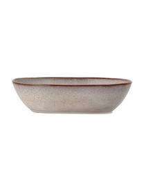 Cuencos artesanales de gres Sandrine, Gres, Tonos beige, An 26 x Al 7 cm