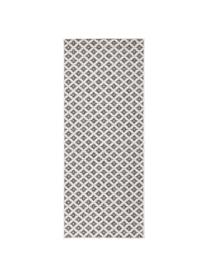 Tapis d'extérieur gris crème Nizza, Gris, couleur crème