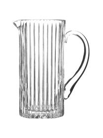 Jarra de cristal con relieve Timeless, 1,2 L, Cristal Luxion, Transparente, Al 23 cm, 1,2 L