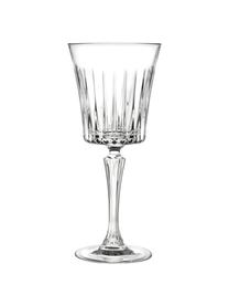 Copas de vino blanco de cristal Timeless, 6 uds., Cristal Luxion, Transparente, Ø 8 x Al 20 cm, 220 ml