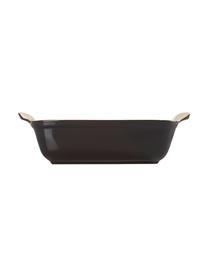 Bandeja rectangular de gres Tradition, Cerámica de gres, Negro, An 25 x Al 8 cm