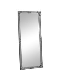Specchio rettangolare d'appoggio Fiennes, Cornice: legno verniciato, Superficie dello specchio: lastra di vetro, Bianco, Larg. 70 x Alt. 160 cm