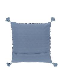 Housse de coussin à motif en relief Royal, Bleu