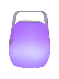 Prenosná stmievateľná stolová lampa do exteriéru s reproduktorom Voice, Biela, Š 18 x V 23 cm