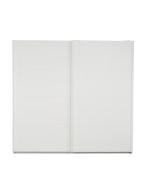 Schwebetürenschrank Mia, 2-türig, Holzwerkstoff aus heimischen Hölzern aus nachhaltiger Forstwirtschaft, beschichtet, Weiß, B 225 x H 210 cm