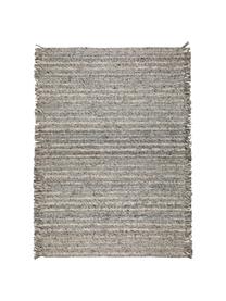 Tapis en laine girs/beige Frills, Tons gris, beige