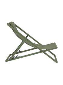 Inklapbare ligstoel Taylor, Frame: aluminium, gepoedercoat, Groen, B 61 x L 102 cm