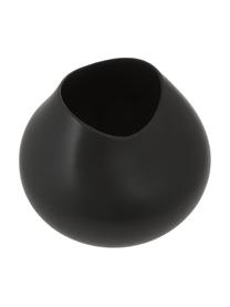 Ručně vyrobená kameninová váza Opium, Kamenina, Černá, Ø 29 cm, V 28 cm