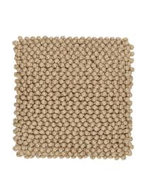 Housse de coussin beige Iona, Beige