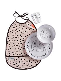 Geschirr-Set Happy Dots, 4-tlg., Rosa, Set mit verschiedenen Größen