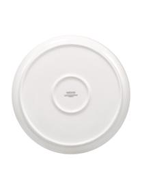 Talerz duży z porcelany Amaya, 2 szt., Porcelana, Ciemny niebieski, kremowobiały, Ø 26 x W 2 cm