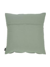 Coussin 45x45 vert menthe Pleated, Coton, Menthe, larg. 45 x long. 45 cm