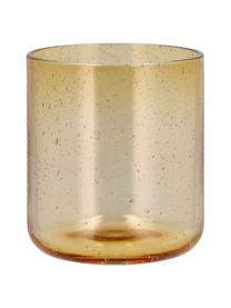 Bicchiere acqua giallo Valencia 6 pz, Vetro, Giallo, Ø 8 x Alt. 9 cm, 300 ml