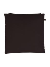 Housse de coussin 45x45 broderie Sari, Noir, couleur dorée