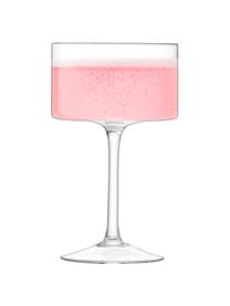 Mondgeblazen cocktailglazen Otis, 4 stuks, Glas, Transparant, Ø 10 x H 16 cm, 280 ml