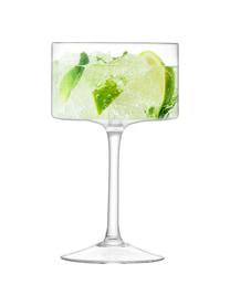 Mondgeblazen cocktailglazen Otis, 4 stuks, Glas, Transparant, Ø 10 x H 16 cm, 280 ml