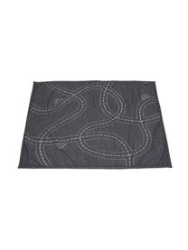 Tapis de jeu réversible Traffic Jam, Gris, bleu pétrole, larg. 100 x long. 140 cm