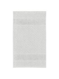 Serviette de toilette gris clair nid d'abeille Katharina, de différentes tailles, Gris clair, Serviettes de toilette, larg. 50 x long. 100 cm, 2 pièces