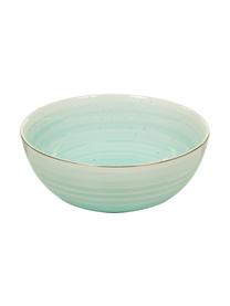 Bol artisanal en porcelaine Bella, Bleu turquoise