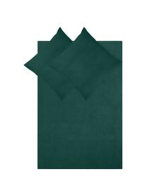 Flanelové povlečení Biba, Zelená, 140 x 200 cm + 1 polštář 80 x 80 cm