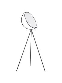 LED-Tripod Stehlampe Renitale, Diffusorscheibe: Kunststoff, Schwarz, Ø 43 x H 153 cm