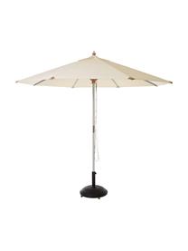 Parasol Capri, Wit gewassen, gebroken wit, Ø 300 x H 265 cm