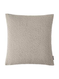 Kussenhoes Iseo, Weeftechniek: jacquard, Beige, 45 x 45 cm