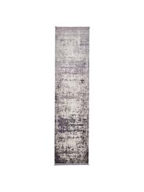 Tapis de couloir vintage gris Cordoba, Gris clair, gris foncé, larg. 80 x long. 300 cm