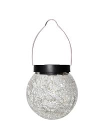 Solar hanglamp Globy van glas, Lampenkap: glas, Transparant, Ø 12 x H 13 cm