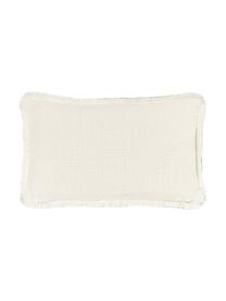 Housse de coussin rectangulaire vert, réversible Loran, 100 % coton, Vert, larg. 30 x long. 50 cm