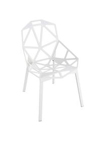 Designová kovová židle Chair One, Bílá