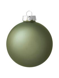 Weihnachtskugeln Evergreen matt/glänzend, verschiedene Grössen, Salbeigrün, Ø 8 cm, 6 Stück