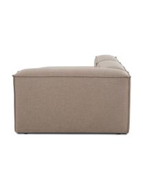 Diván modular Lennon, Tapizado: 100% poliéster Alta resis, Estructura: madera contrachapada de p, Patas: plástico, Tejido gris pardo, An 269 x F 119 cm, respaldo derecho