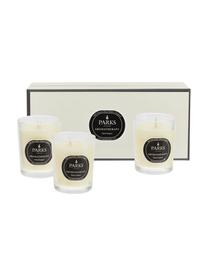 Candele profumate Parks Original (vaniglia e agrumi), 3 pz., Contenitore: vetro, Trasparente, bianco, nero, Ø 5 x Alt. 5 cm