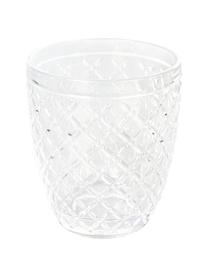 Wassergläser Castle, 6er-Set, Glas, Lilatöne, Orangetöne, B 8 x H 10 cm, 275 ml